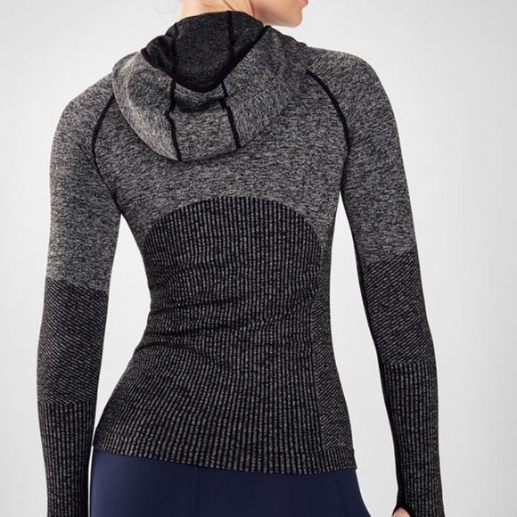 Fabletics Avaline Seamless Long-Sleeve Hoodie - Picture 2 of 7
